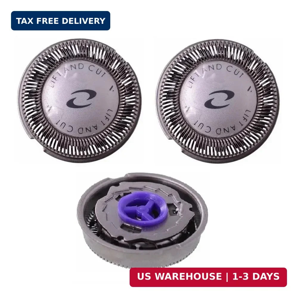 3Pcs HQ55 Replacement Shaver Heads for Philips Norelco HQ3 HQ4 HQ55 HQ56 HQ6 Ele