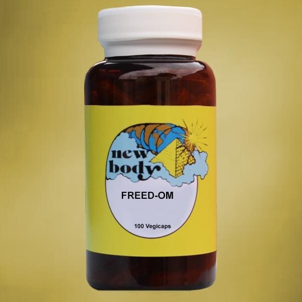 FREEDOM New Body Products 100 VEGICAPS, NO BINDERS FILLERS OR ADDITIVES