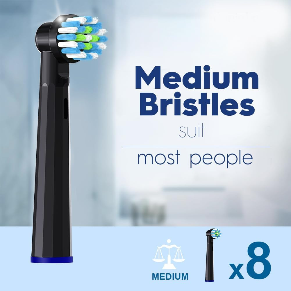 Replacement Heads Compatible with Braun Oral B Pro 1000, Genius X, Smart 1500 El