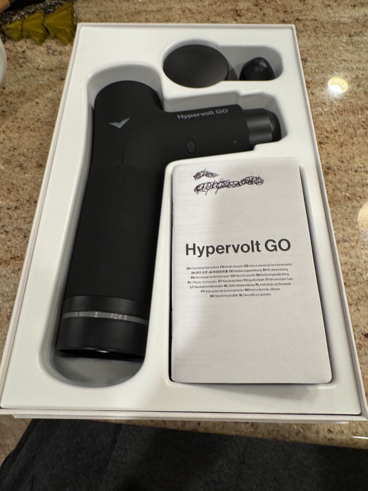 Hyperice Hypervolt GO Black Massage Gun