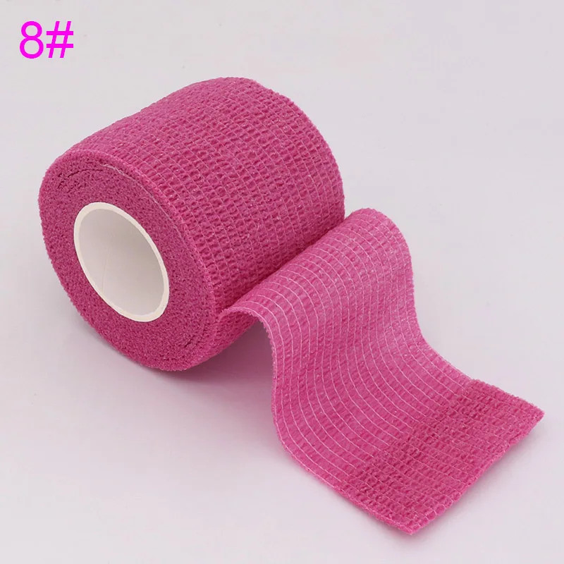 18 Colors Self Adhesive Elastic Sports Bandage Wrap Athletic Support Tape