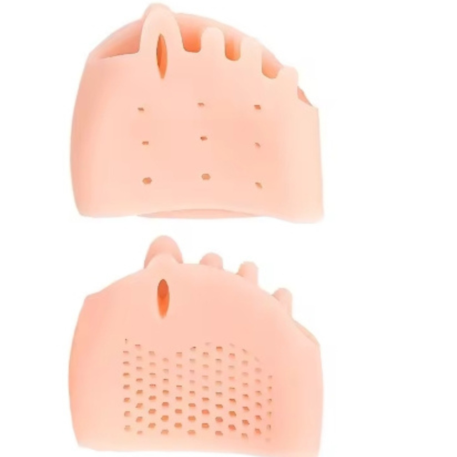 2PCS Bunion Toe Corrector Silicone Orthotics Straightener Separator Forefoot Pad