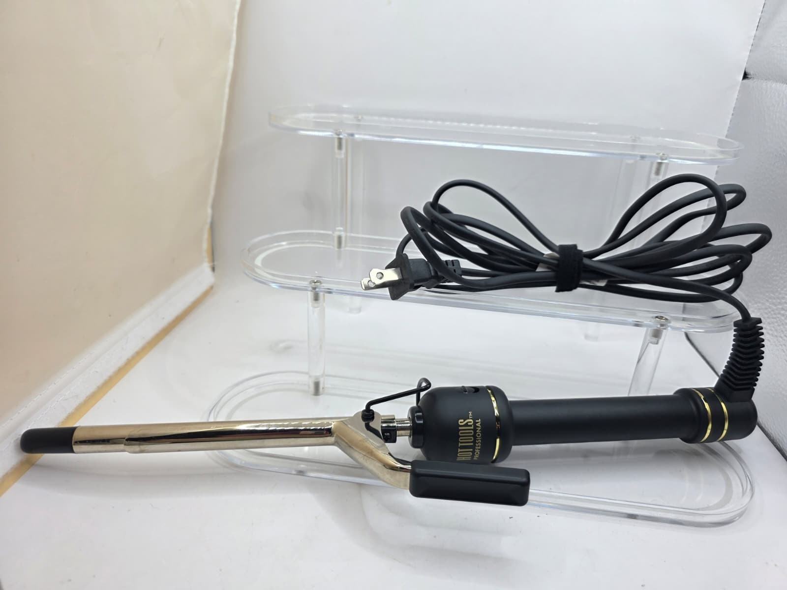Hot Tools Pro 24K Gold Curling Iron 1/2″ Barrel 450F Salon Stylist Tested Q3