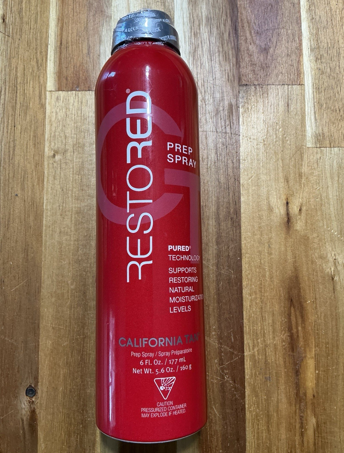 California Tan Restored Hydrating Prep Spray, Full Body, Red, 6 fl oz