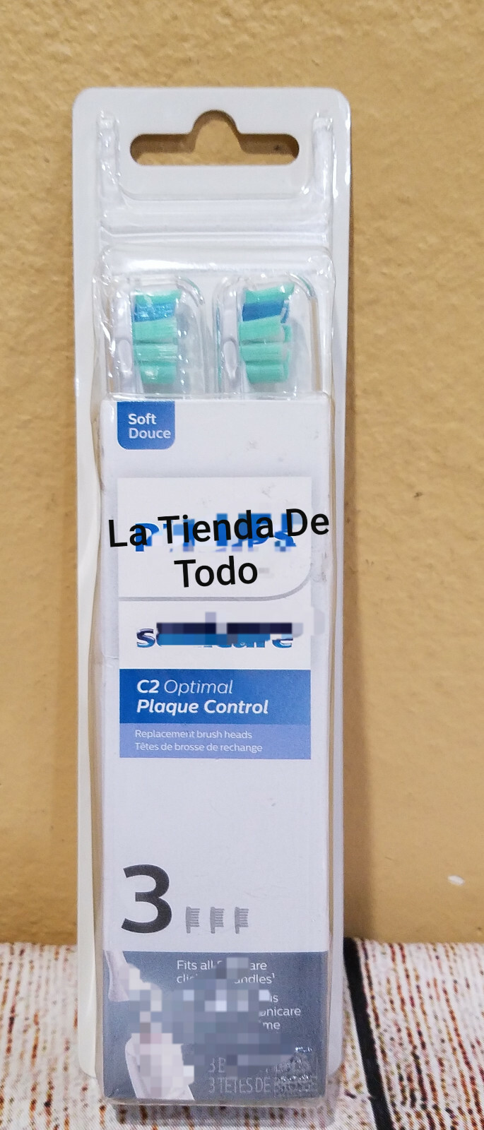 TOOTHBRUSH HEAD REPLACEMENTS 3-pack FITS OR FOR HX9023 /65 SYSTEMS READ