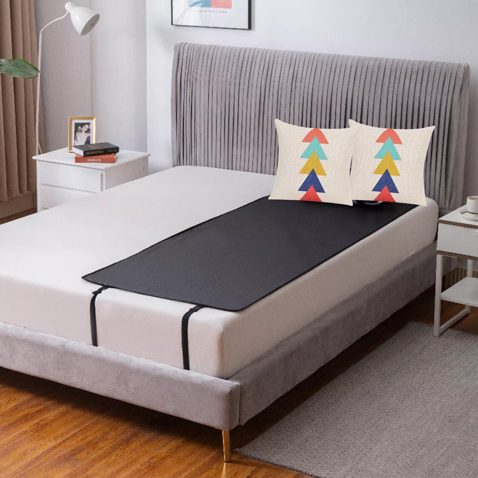 Grounding Mat for Bed Earthing Grounding Mattress Cover for Improve Sleep Pad US