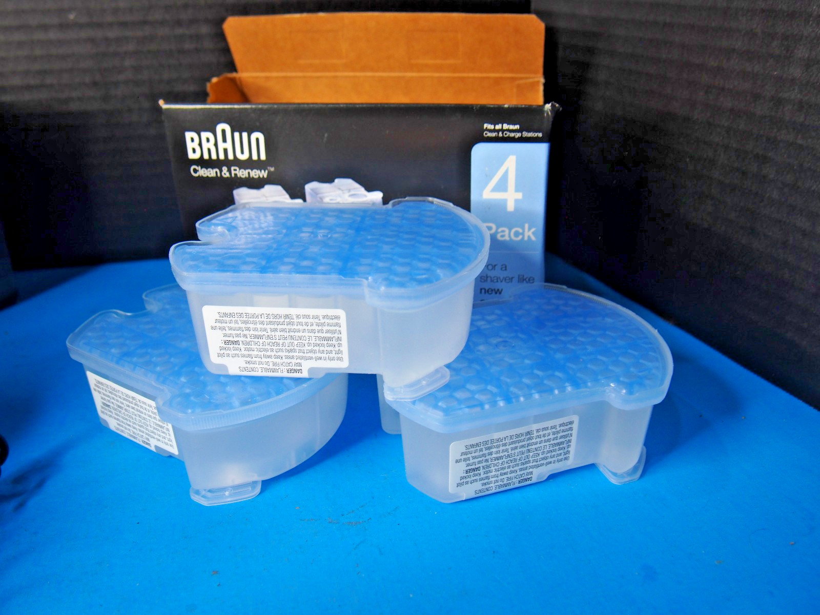Braun CCR4 Cleaning Cartridges – 3 Pack