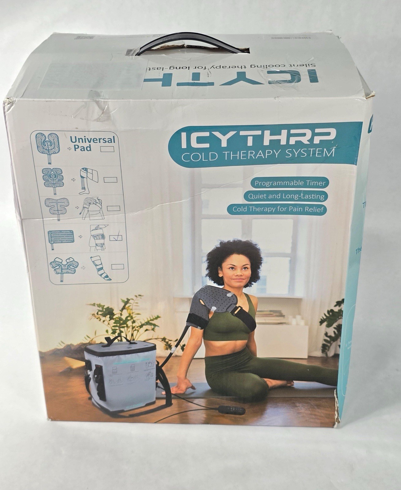 ICYTHRP IC07 Cold Therapy System Ice Machine Hip Knee Back Pain Relief Timer