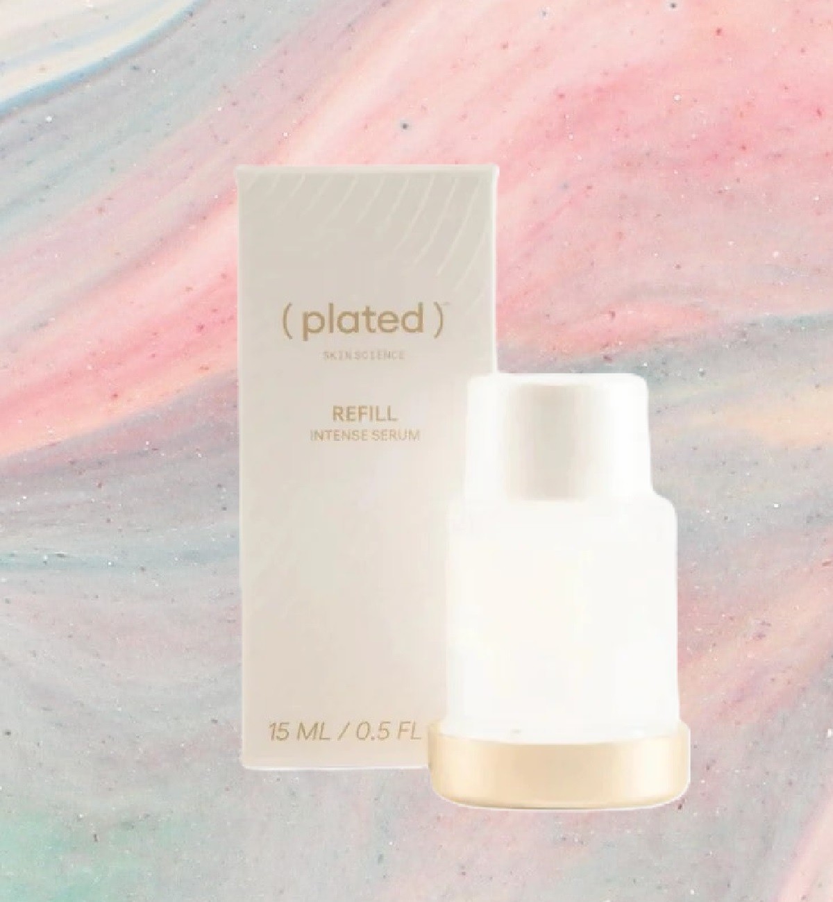 NEW Plated Skin Science INTENSE Serum Refill 0.5 oz | Growth Factors & Exosomes