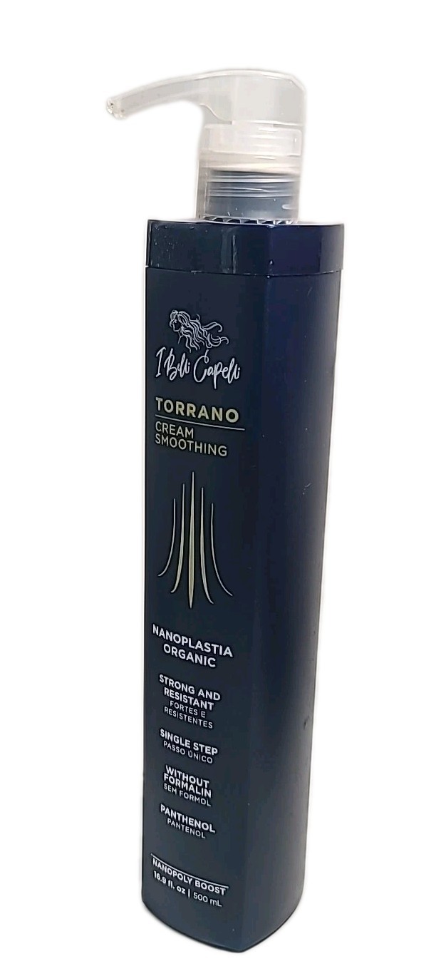 I Belli Capelli Torrano Keratin Hair Treatment 16.9 oz/ 500 mL• CREAM SMOOTHING
