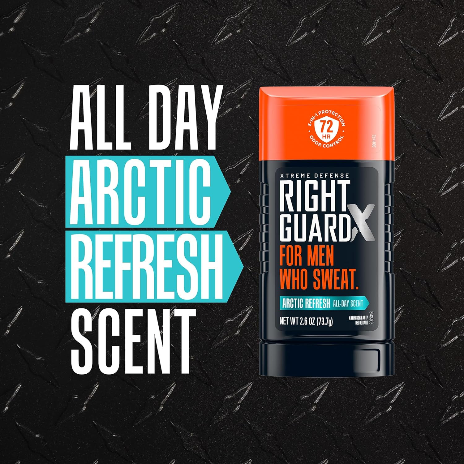 Right Guard Xtreme Defense Invisible Solid, Antiperspirant Deodorant, Arctic Ref