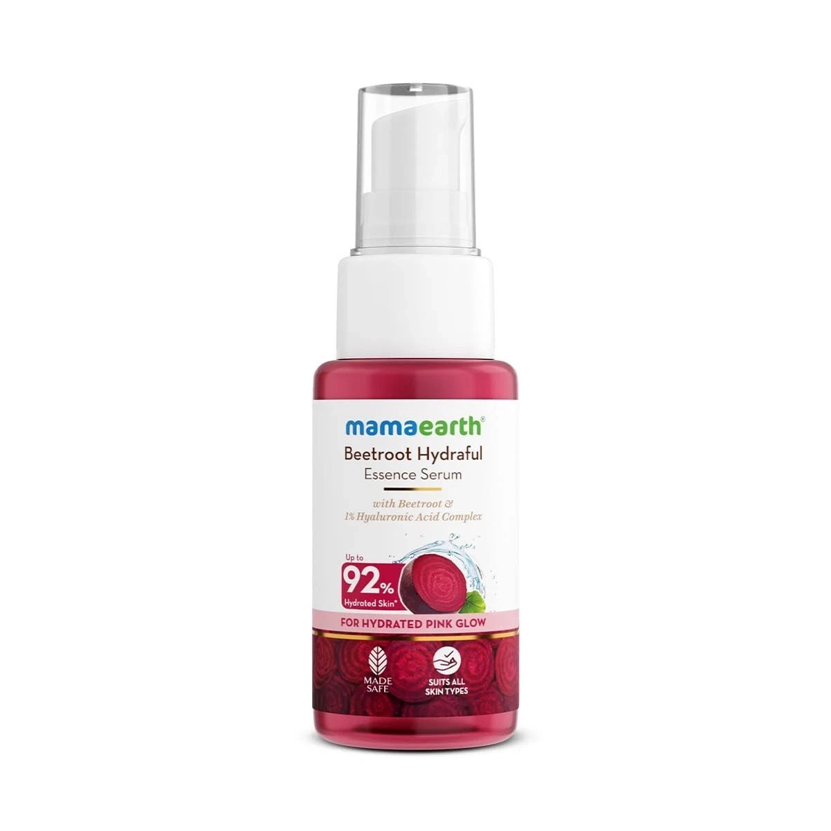 Mamaearth Beetroot Hydraful Essence Serum For Hydrated Pink Glow Beetroot 50 ml