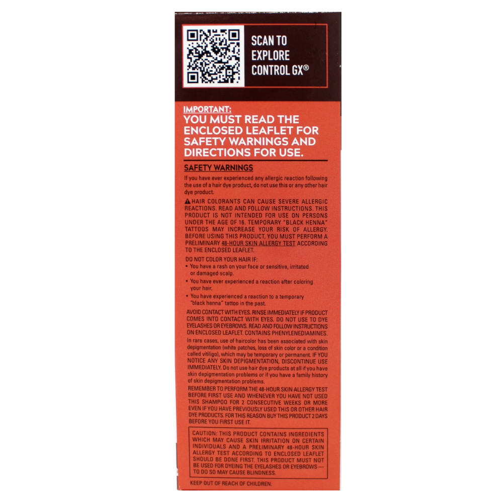 3 Pack Just For Men Control GX Grey Reducing Beard Wash 4 oz, Gradual Hair Color