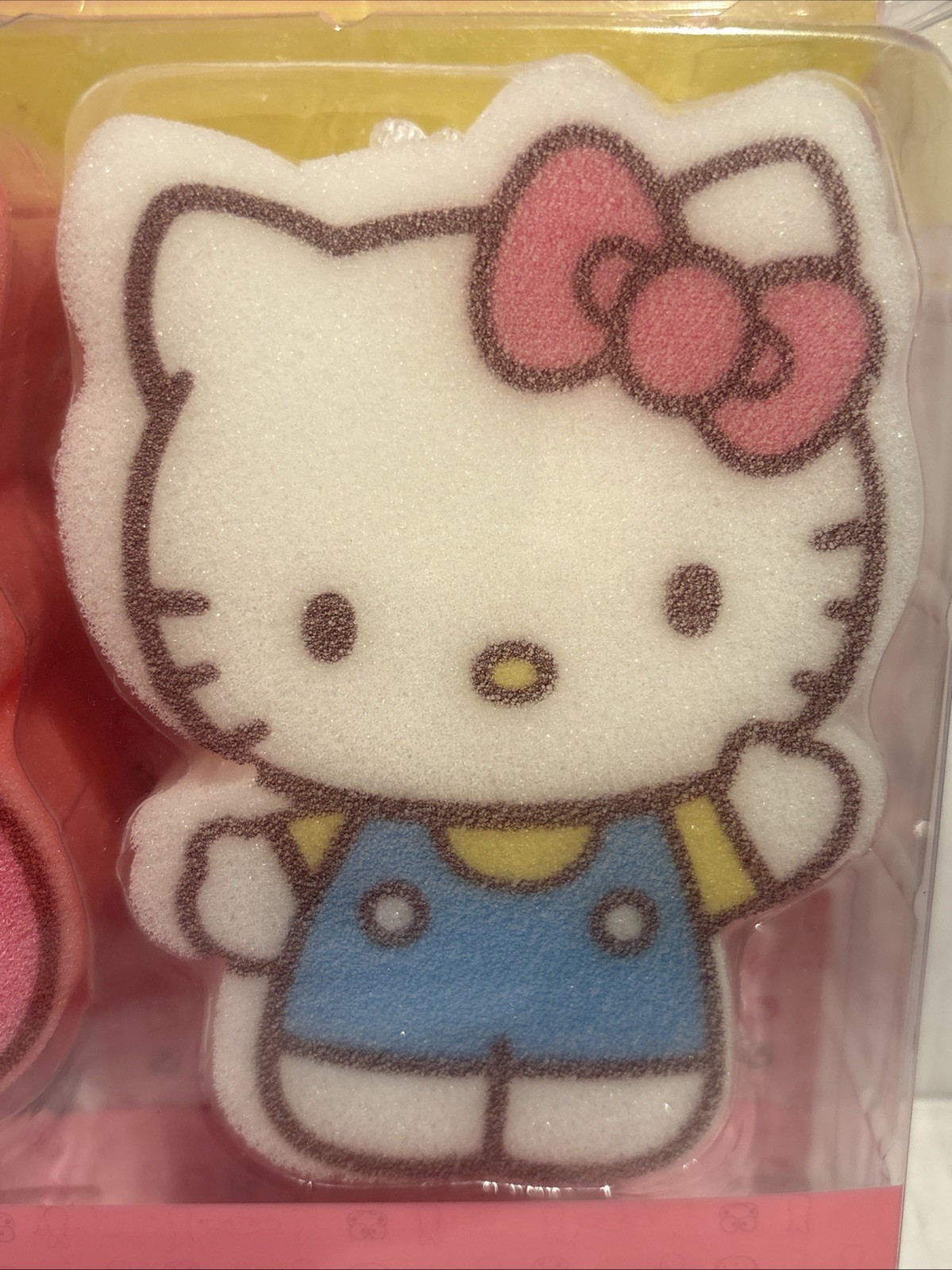 Hello Kitty & Friends Peeps Bath Sponge 2 Piece Set 3 Years + NEW