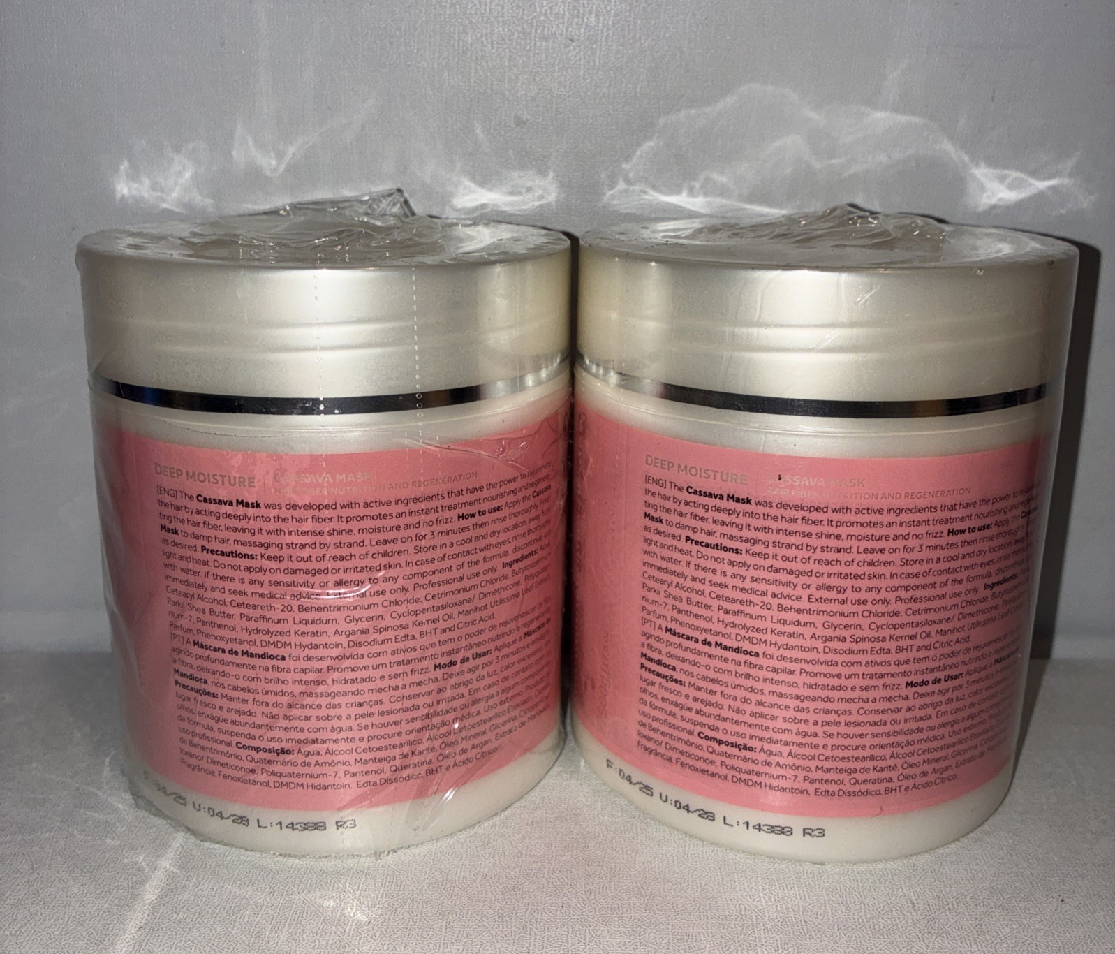 Lot Of 2-I Belli Capelli Venice Cassava Extract & Argan Oil Hair Mask 17.6oz Eac