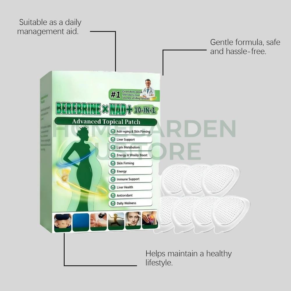 3Box Moringa Berberine 10-in-1 Advanced Nano Microneedle Patch (7pcs/box)