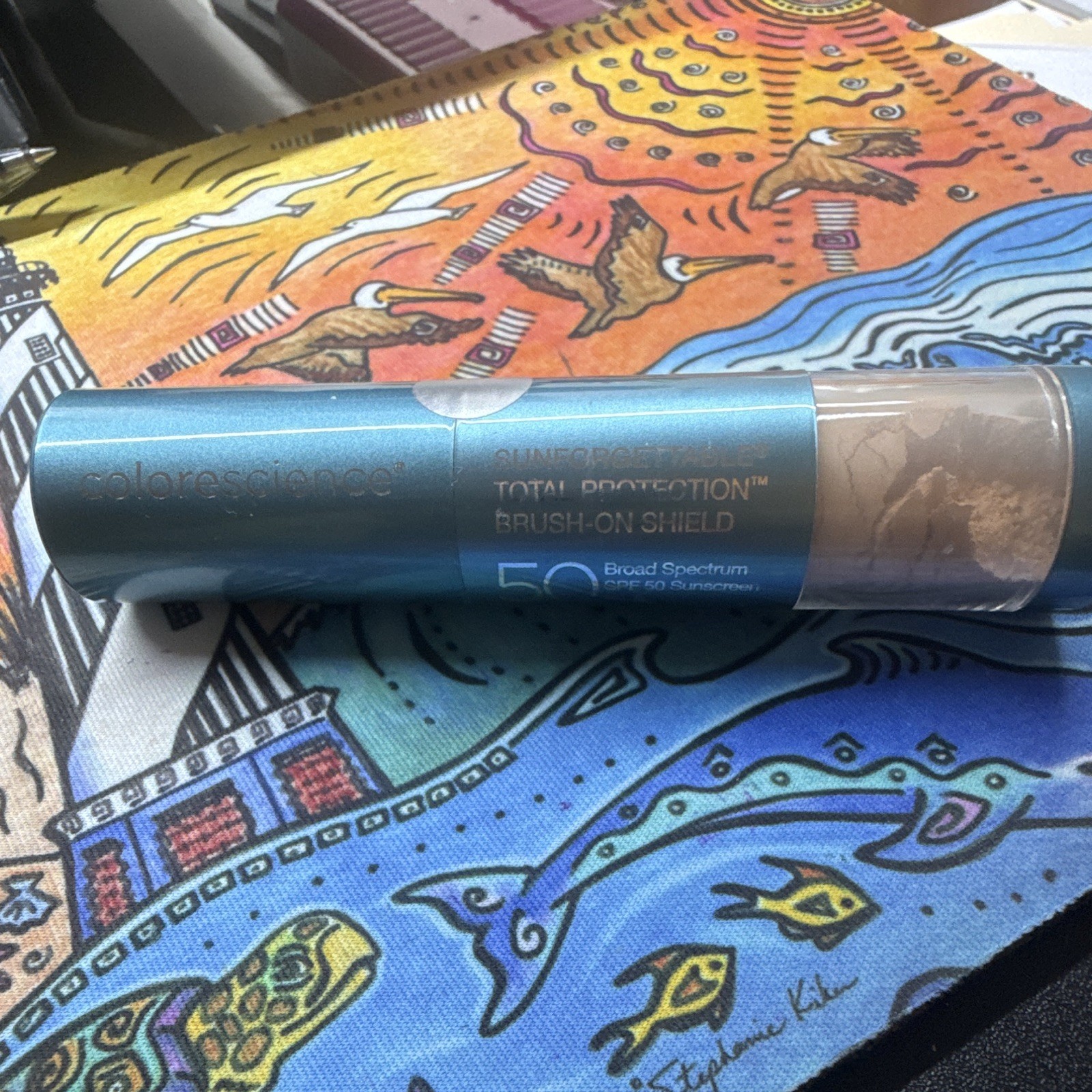 Colorescience Sunforgettable Brush-On Powder Mineral Sunscreen SPF 50 Broad Med