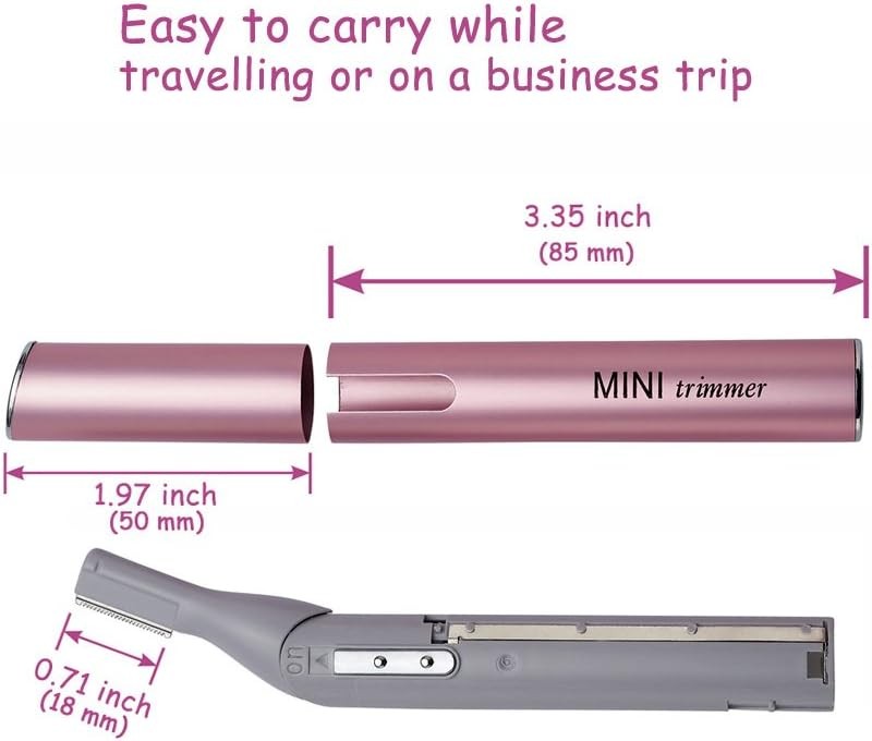 Mini Rotatable Lady Shaver Electric Bikini Facial Precision Trimmer Eyebrow