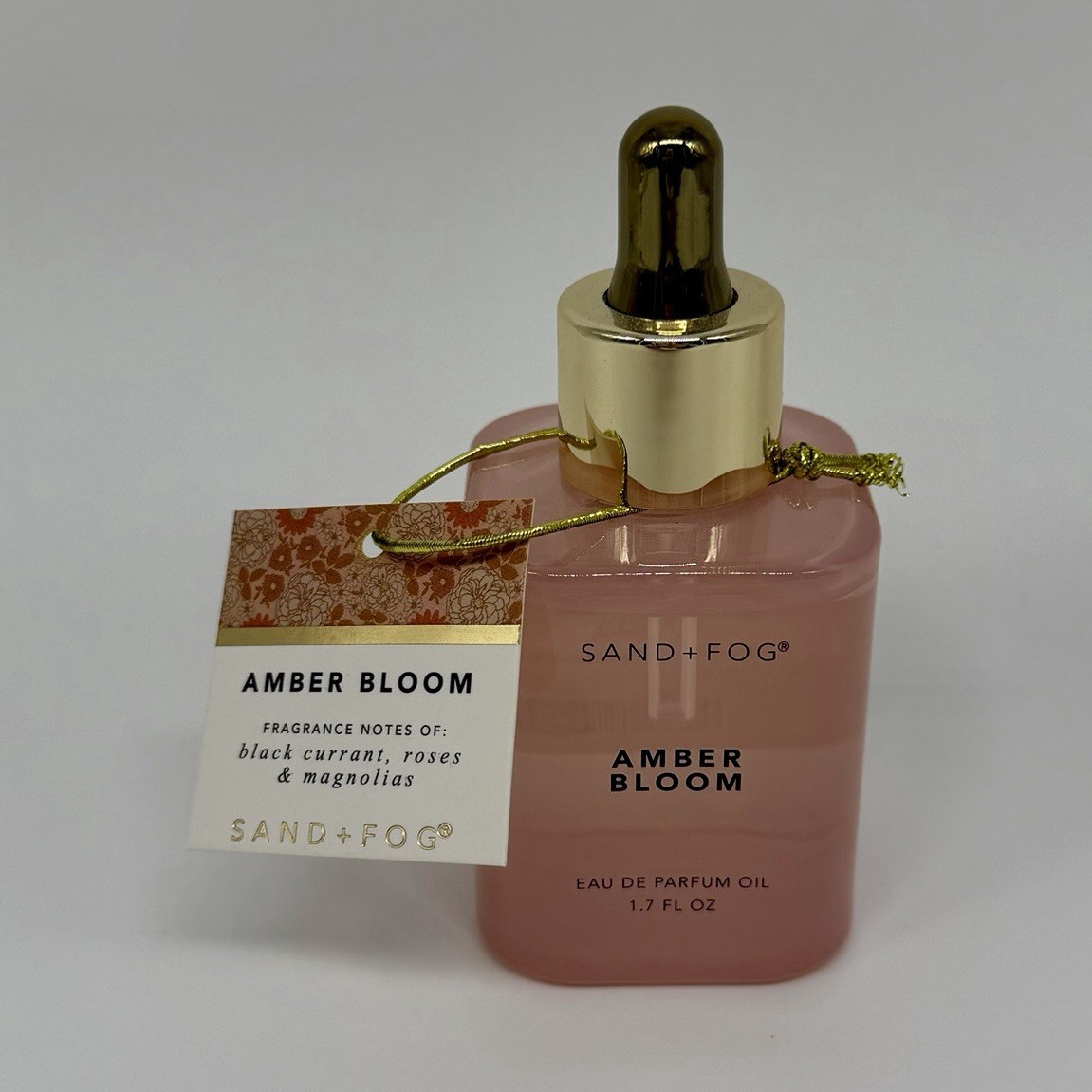SAND+FOG Amber Bloom Perfume Oil Dropper 1.7 fl oz