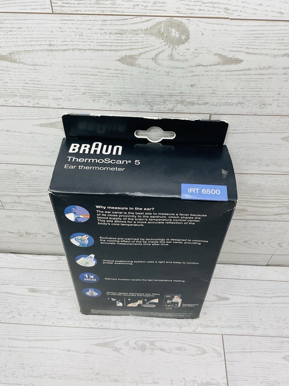 Braun ThermoScan 5 Ear Thermometer Model IRT6500 Brand New