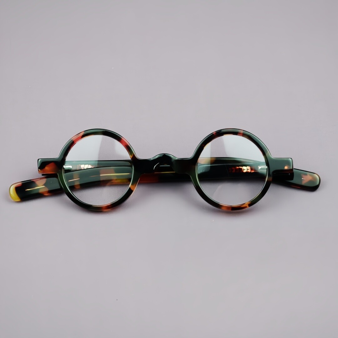 Small Round Acetate Reading Eyeglasses Retro Frames Men Women Hand Made Glasses