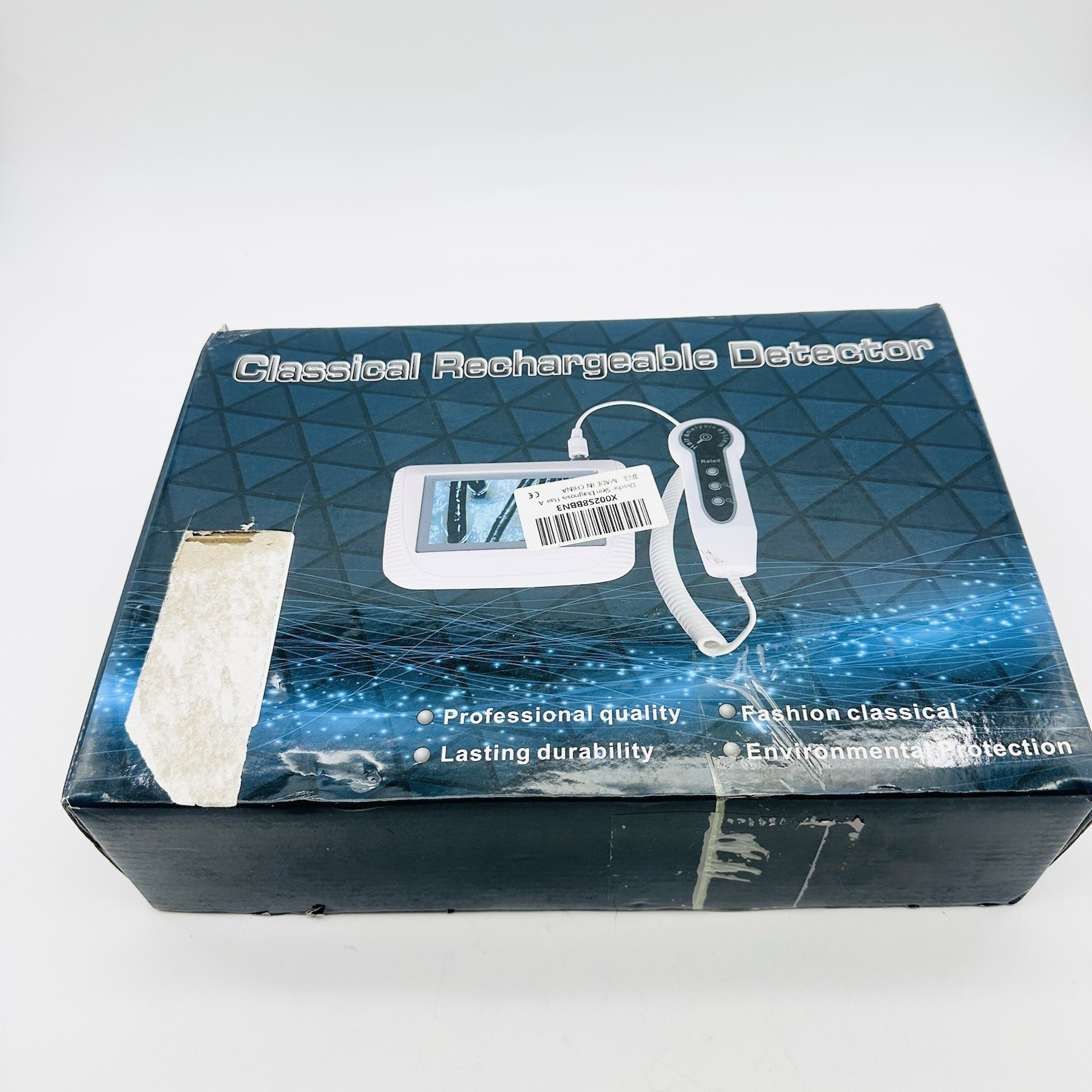 5 Inch Rechargeable Scalp Hair Follicle Oil Moisture Analyzer For Skin Problems