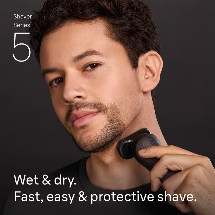 Braun Electric Razor for Men Series 5, Electric Shaver, Beard Trimmer S5 5118s