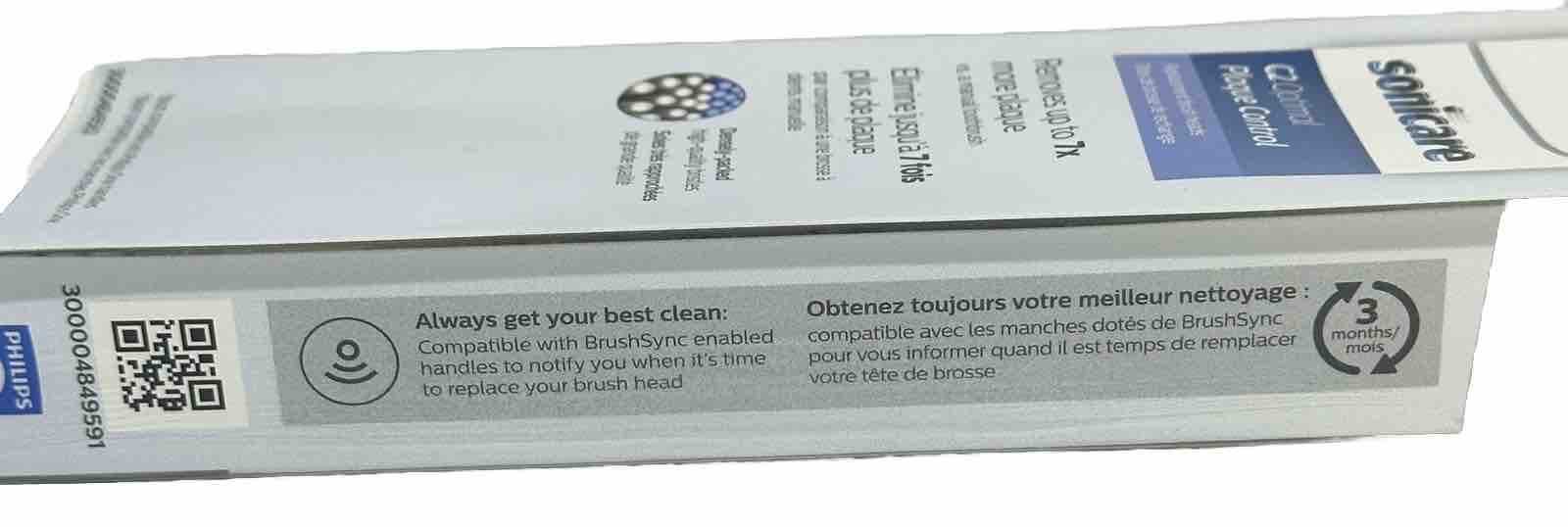 Philips Sonicare Toothbrush Heads Genuine C2 Optimal Plaque Control Soft 3 Per