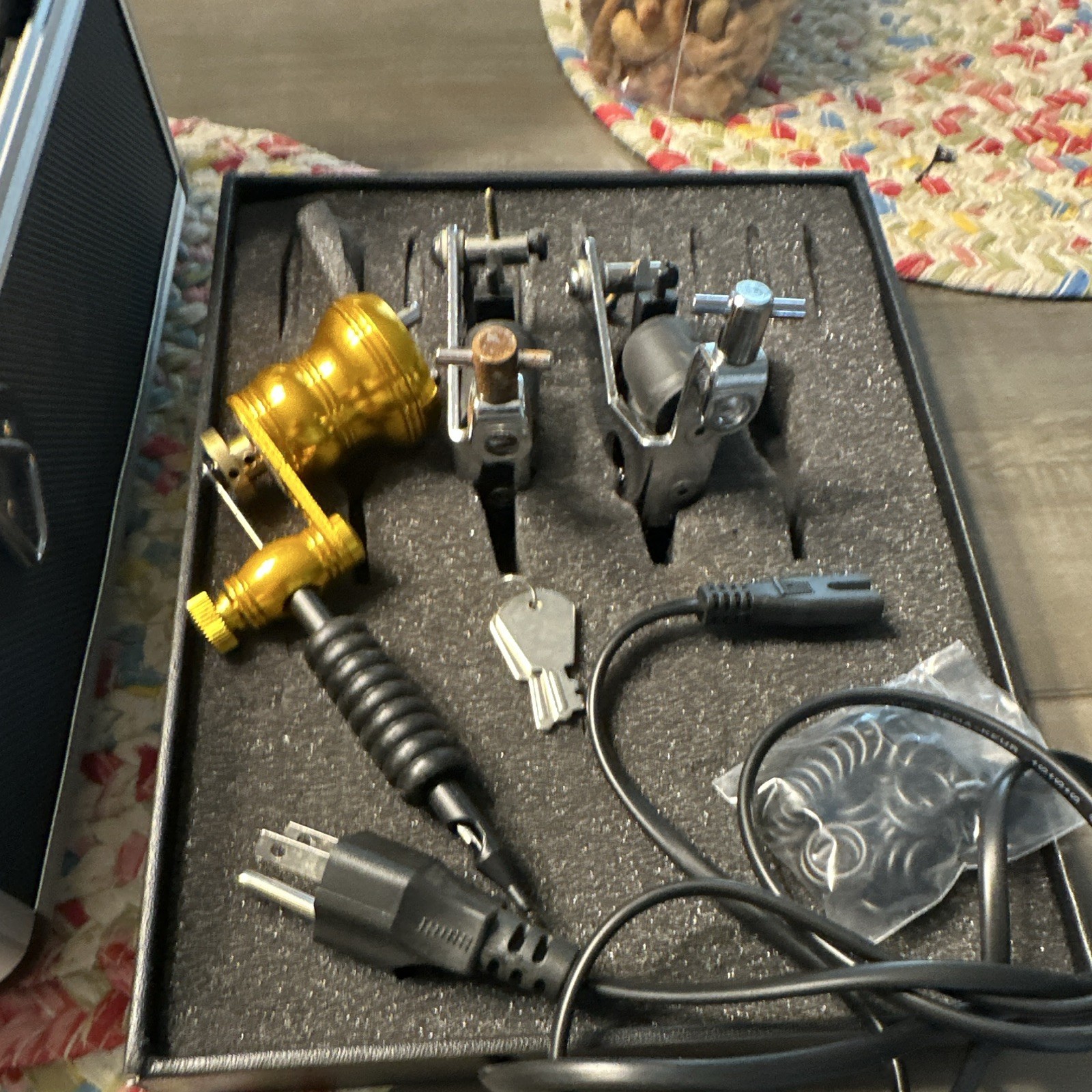 Element Tattoo Supply Adjustable Tattoo Kit w/ Case, Power Supply, Ink TPN-020