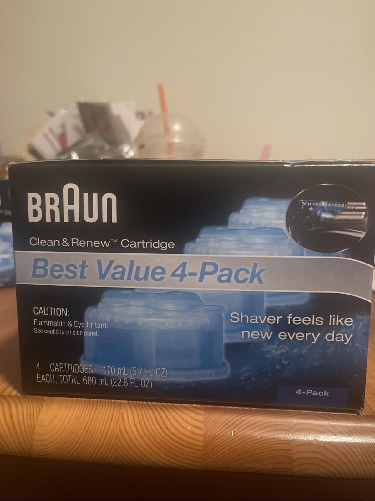 Braun CCR4 Cleaning Cartridges – 4 Pack