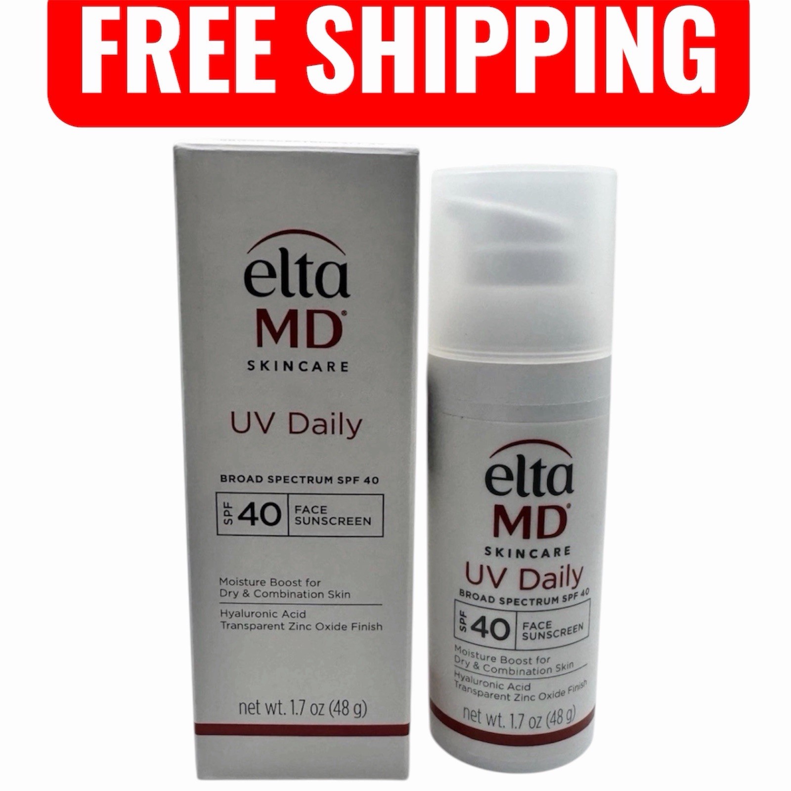 EltaMD UV Daily Broad Spectrum SPF 40 Face Sunscreen 1.70fl oz | Exp 01/2027 New