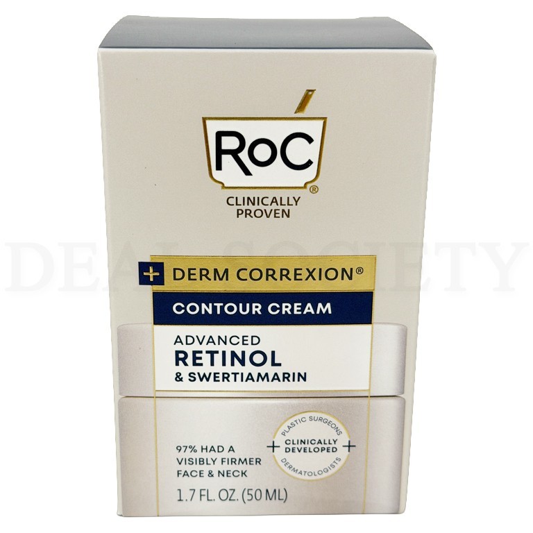 RoC Derm Correxion Contour Retinol Cream for Face and Neck​ 1.7oz