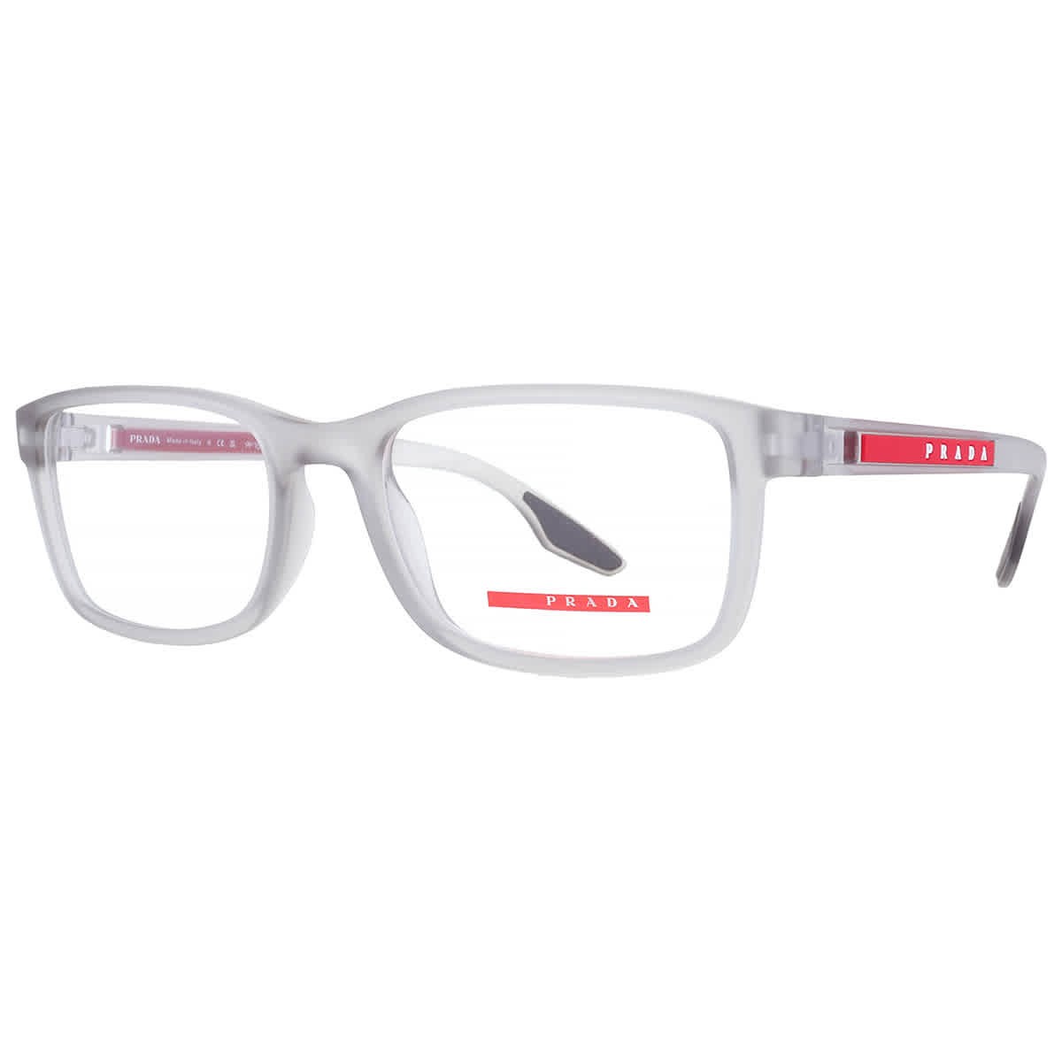 Prada Linea Rossa Demo Rectangular Men’s Eyeglasses PS 09OV 14C1O1 55