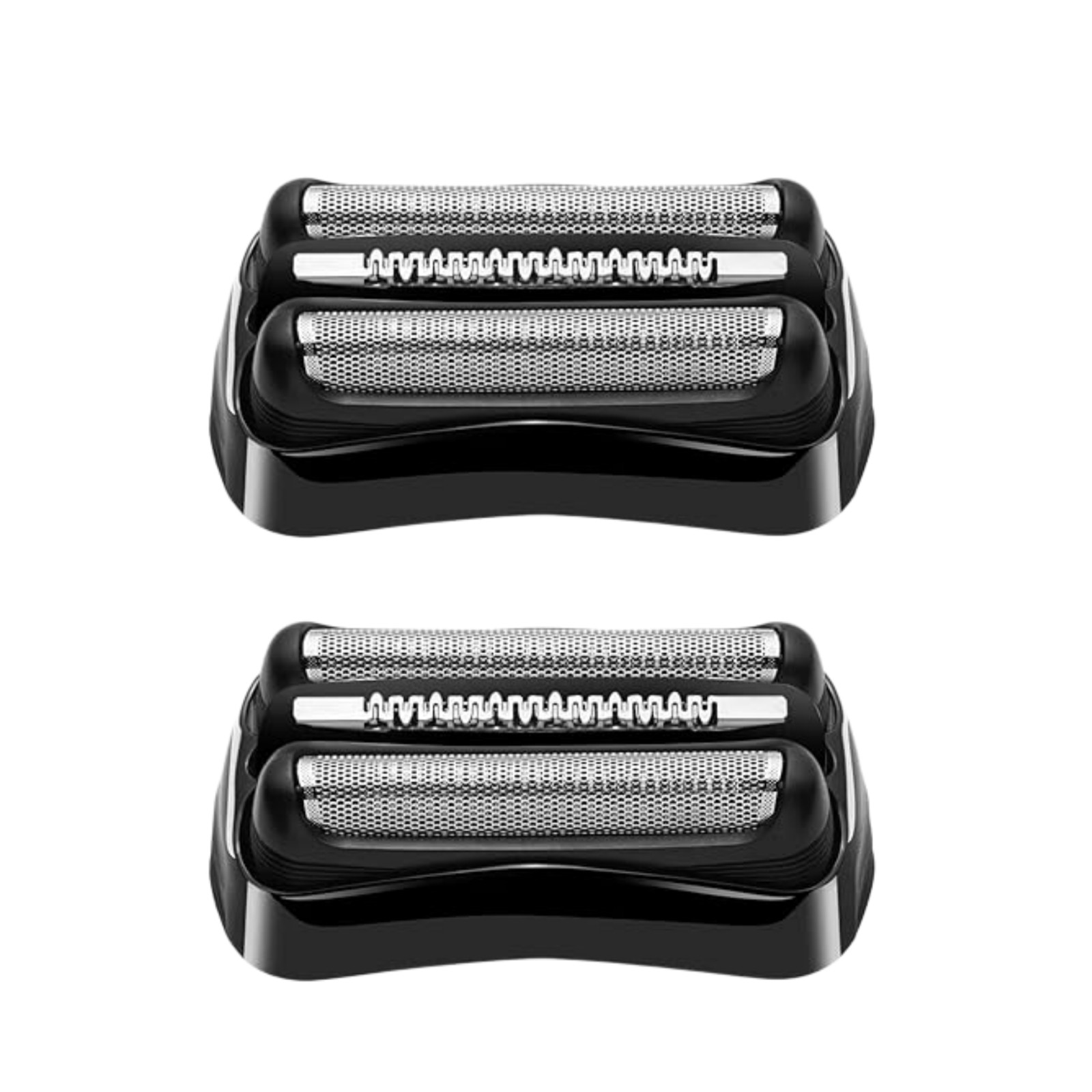 21B Series 3 Replacement Head Fits for Braun S3 21b 3010s, 3040s,5409 Black 4Pcs