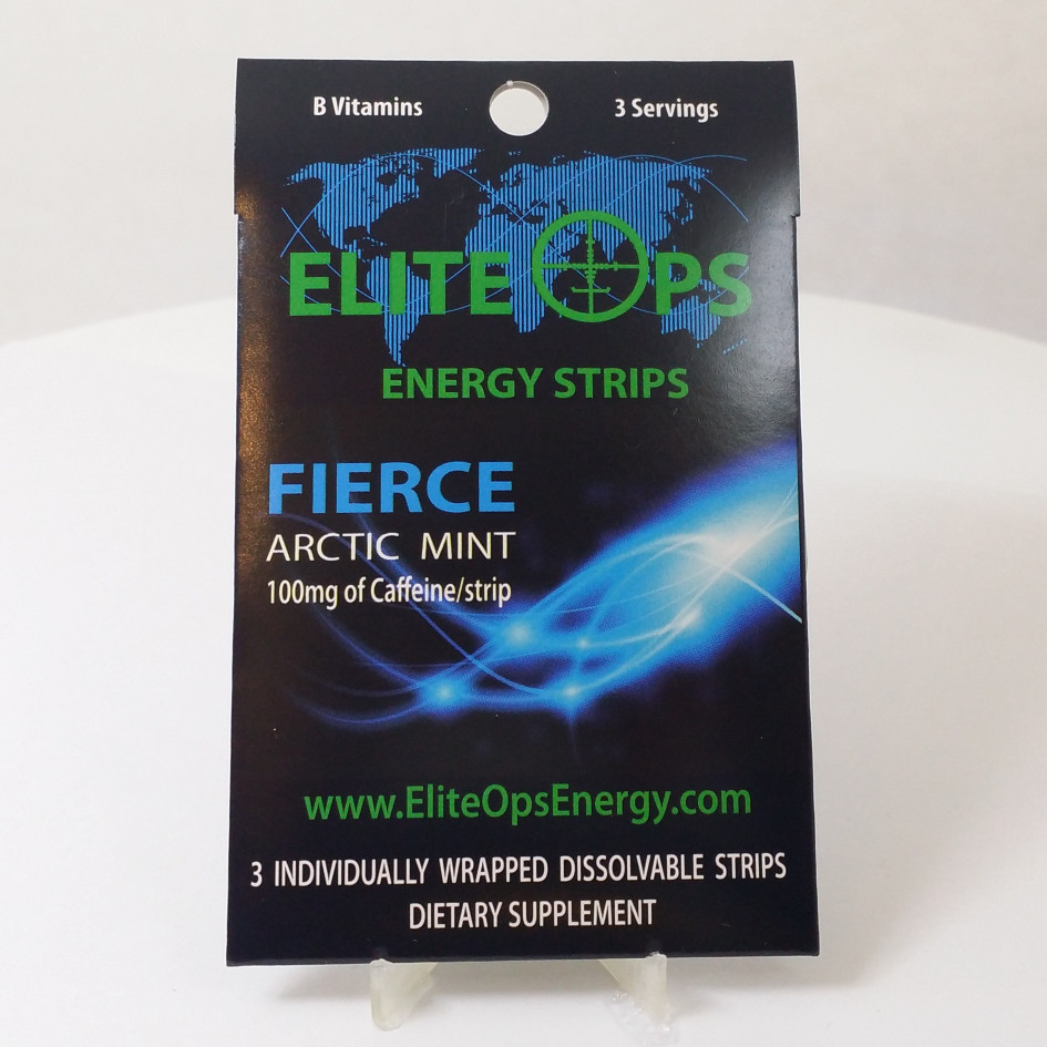 ELITE OPS ENERGY STRIPS / 60 STRIPS (Counter Unit) – FIERCE MINT