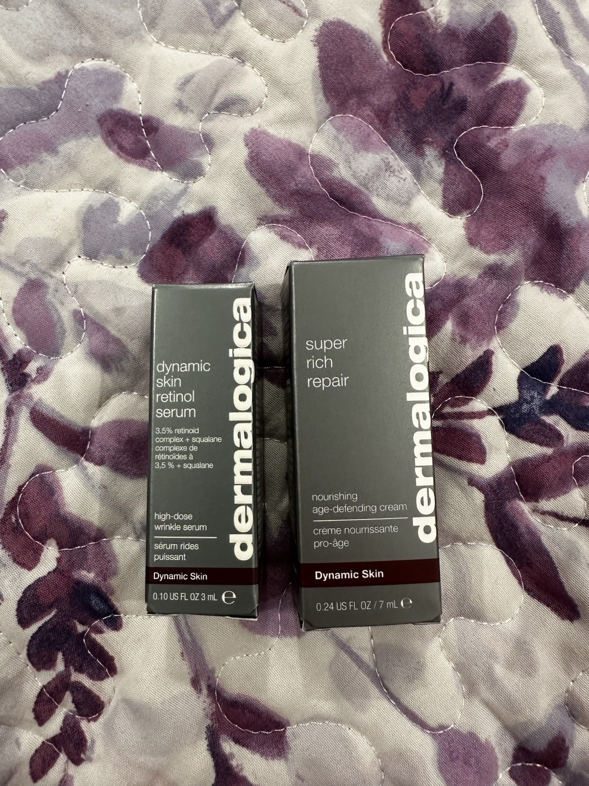 Dermalogica Minis – Dynamic Skin Retinol Serum 3mL + Super Rich Repair 7mL NEW