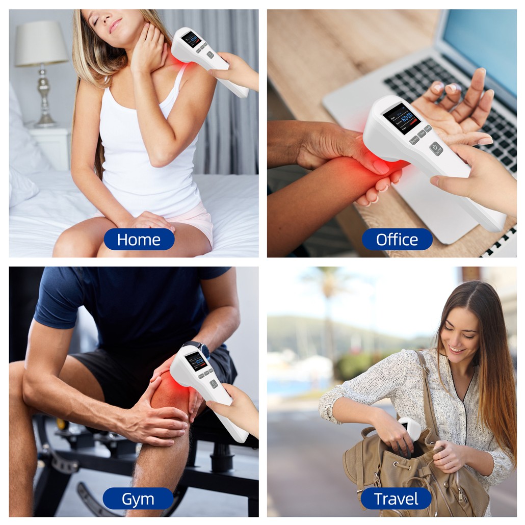 880mW Cold Laser Therapy Device LLLT Pain Relief Physiotherapy Home Clinic Use