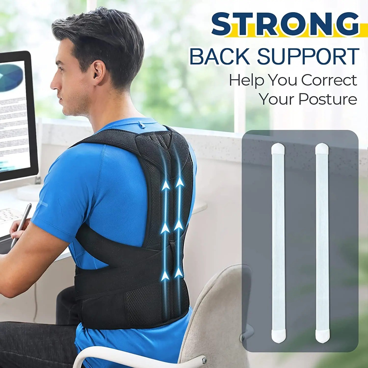 New Upper Back Posture Corrector Clavicle Support Corrector Back Straight