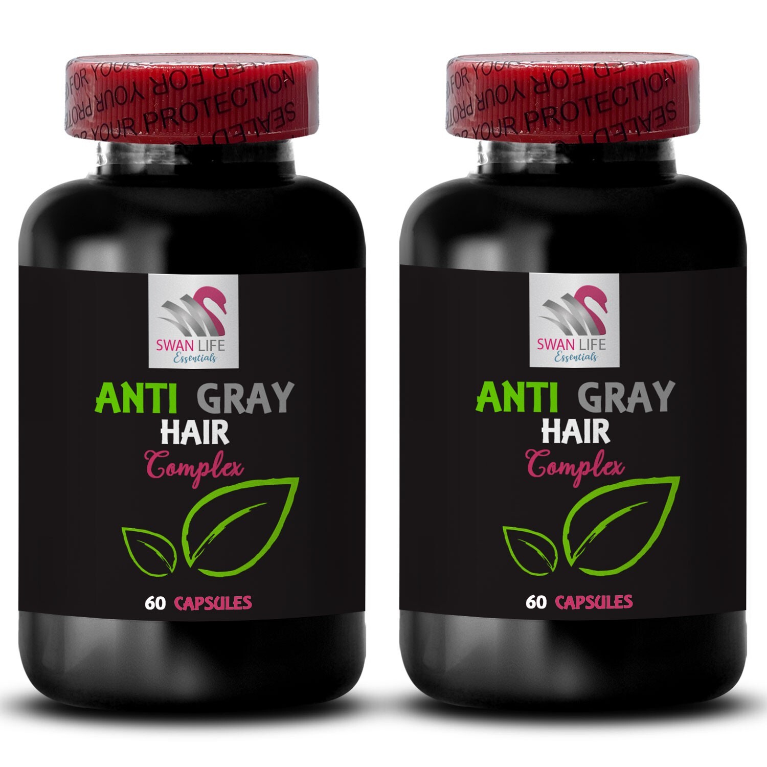 Brilliant Strands – ANTI GRAY HAIR COMPLEX – Biotin Radiance 2 Bottles 120 Caps