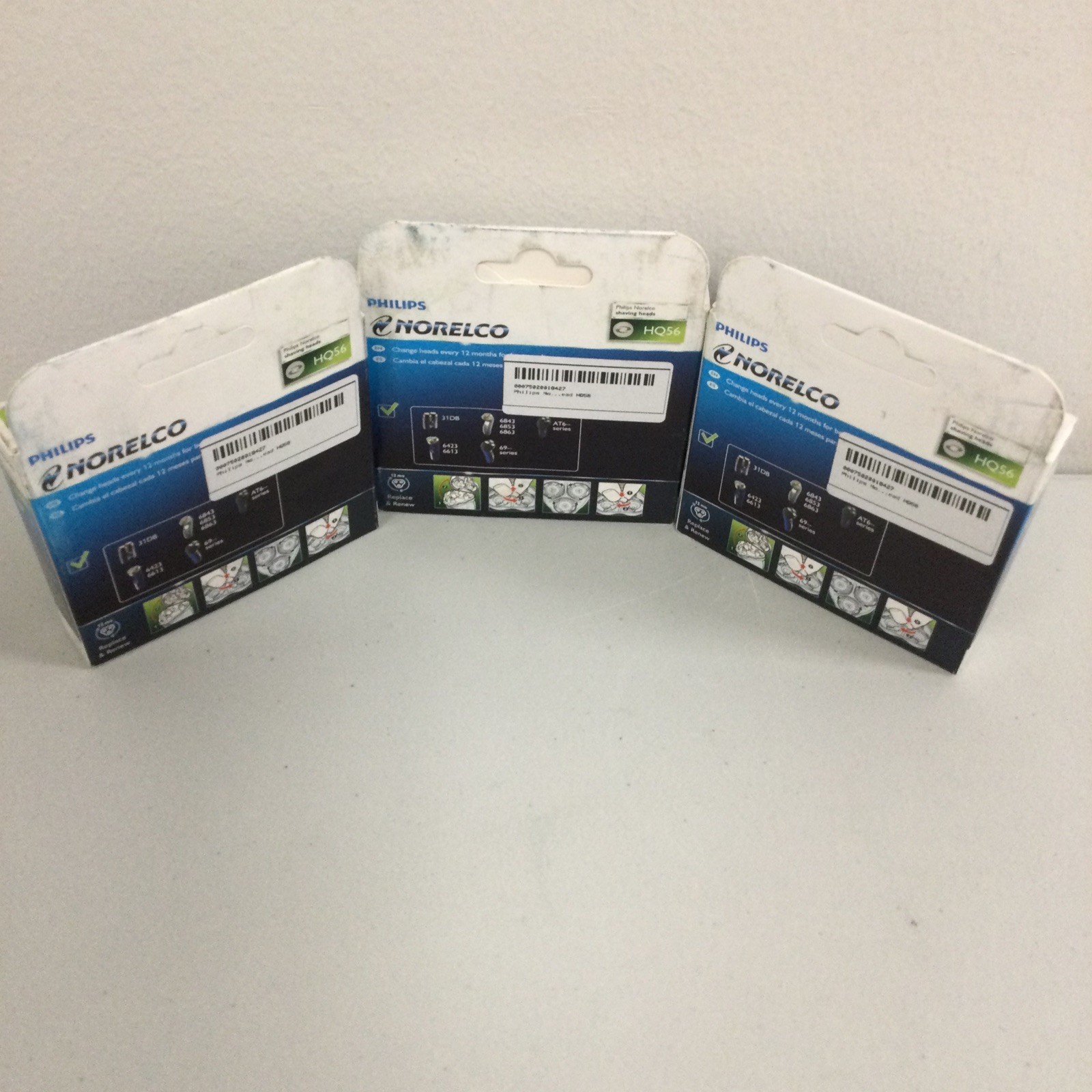 3 Pack PHILIPS NORELCO HQ 56/52 (Read)
