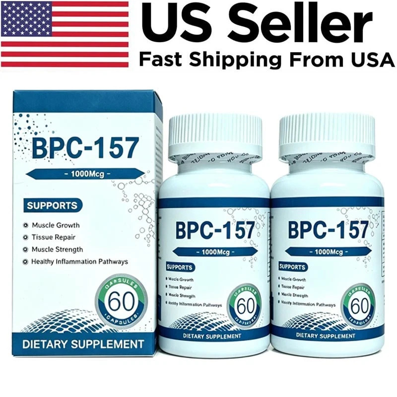 2 bottles B-157 1000mcg 60 Capsules – Accelerate Muscle Tissue Repair