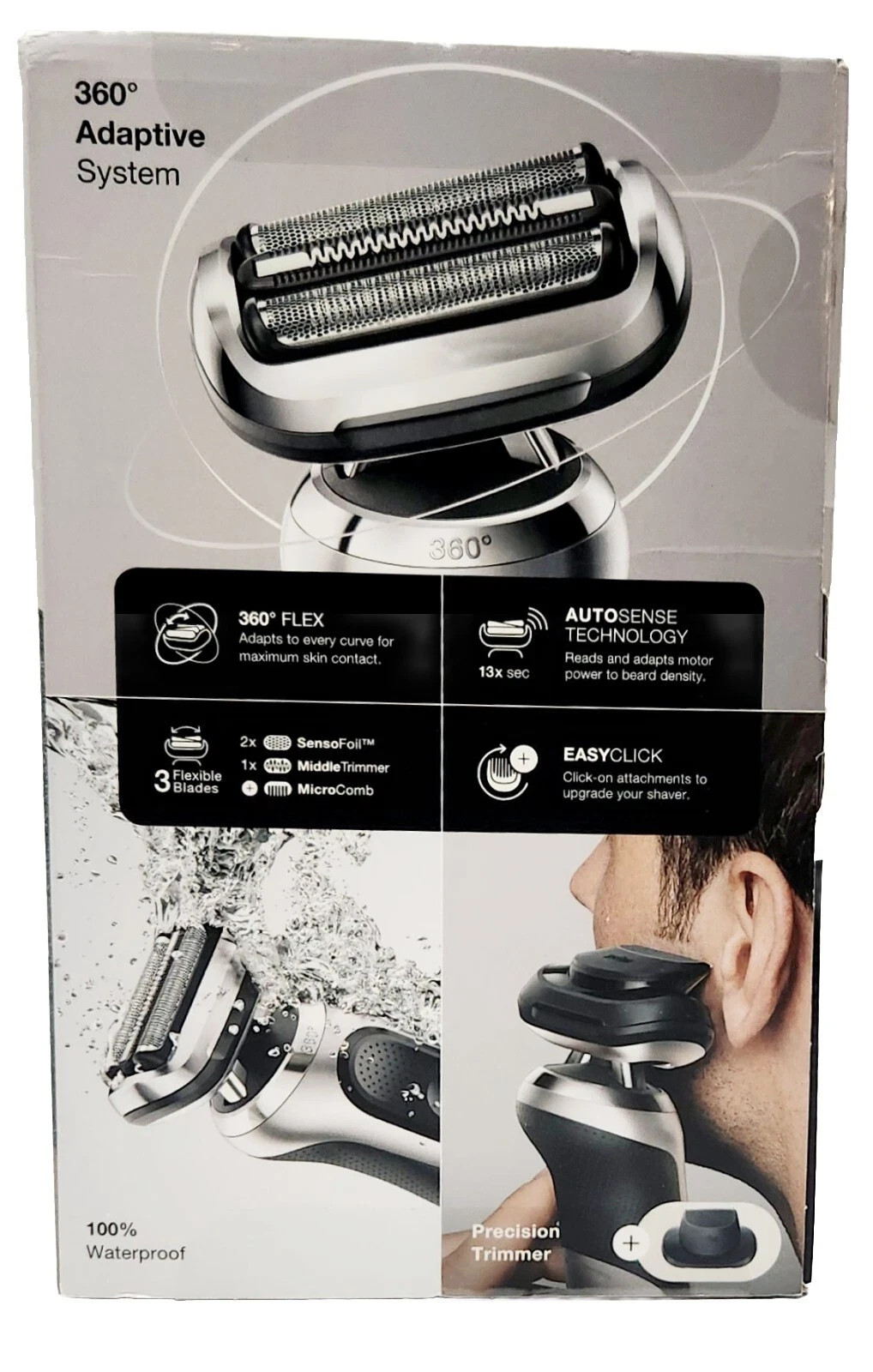 Braun Series 7, ( 7071cc) 360 Flex Adaptation System Wet Or Dry Razor For Men