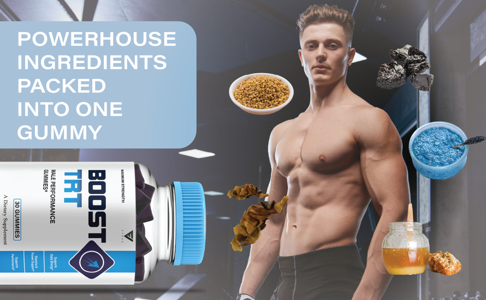 Boost TRT Gummies, Boost TRT Advanced Formula Support (1 Month Supply)