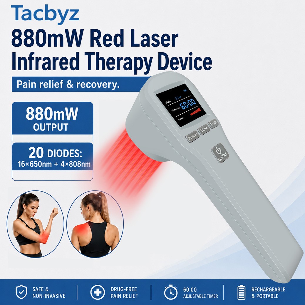 880mW LLLT Laser Therapy for Tissue Healing Arthritis Sports Injury Pain Relief