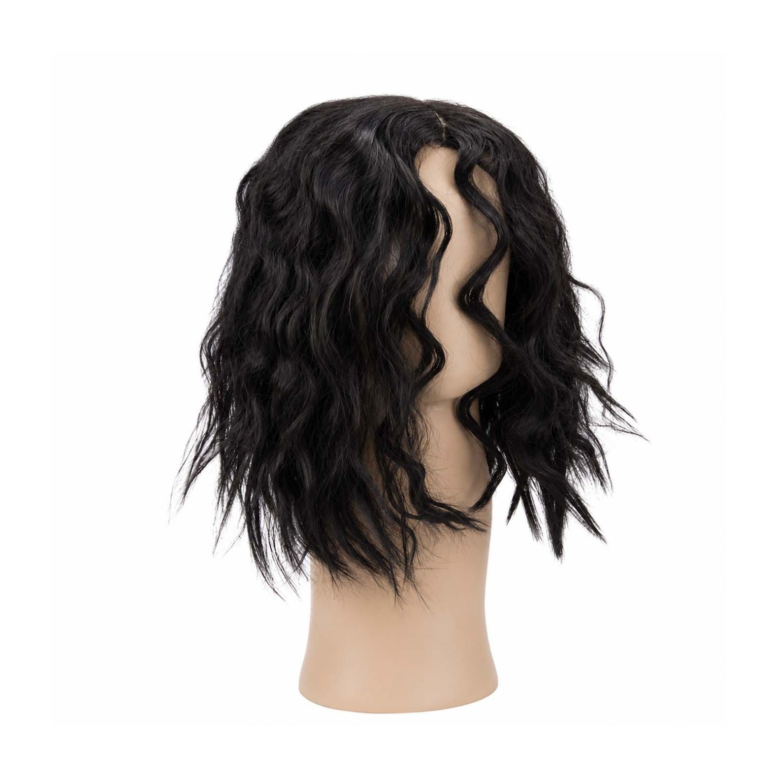 Heat-Resistant Synthetic Short Kinky Curly Hair Wigs For Women Natural Part C