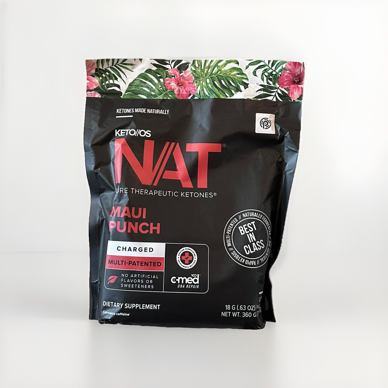 PRUVIT ketone drink Keto Nat MAUI PUNCH Charged 20 pack