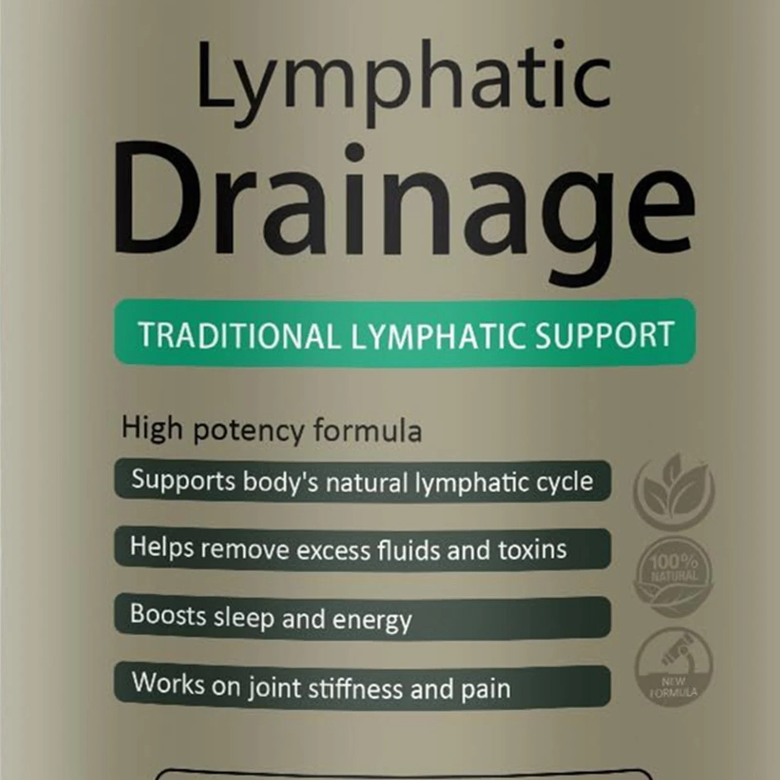 3PACK Sculptique Lymphatic Drainage Capsules, Lymphatic Drainage, 60 Capsules US
