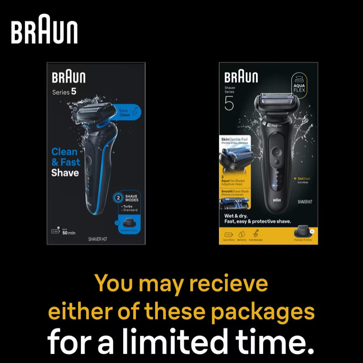 Braun Electric Razor for Men Series 5, Electric Shaver, Beard Trimmer S5 5118s