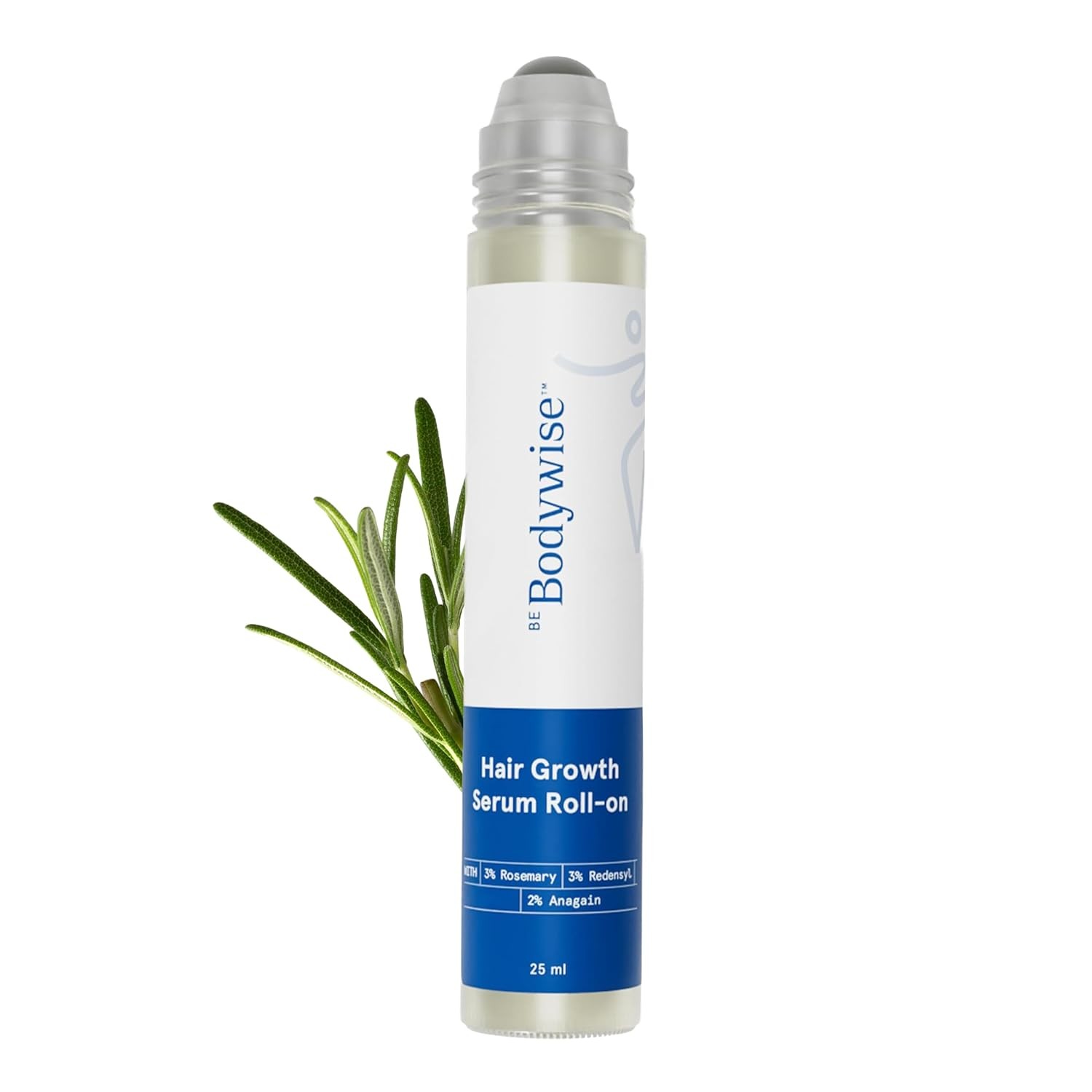 Be Bodywise Rosemary Hair Growth Serum (Roll On)|3% Redensyl& 2% Anagain