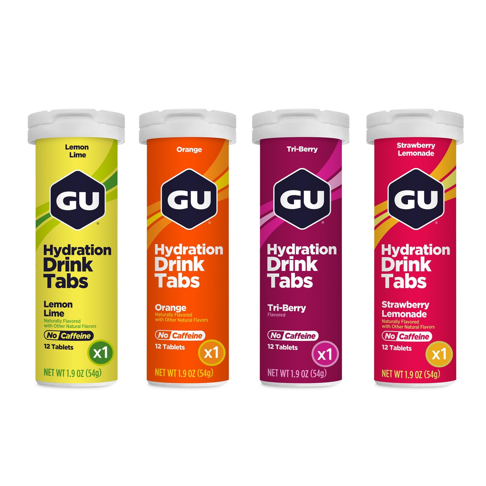 GU Energy Hydration Electrolyte Drink 48 Count (Pack of 1), Assorted Flavors